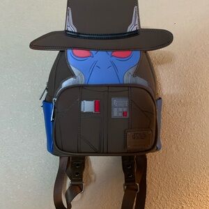 Loungefly Star Wars Cad Bane Figural Cosplay Mini Backpack Vegan Leather  NWT